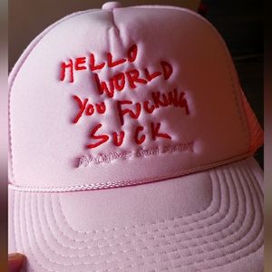 MGK PINK TRUCKER HAT